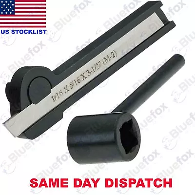 Lathe Parting Off Tool Holder Cut Off & HSS Blade 1/16  X 5/16  X 3-1/2  • $23.45