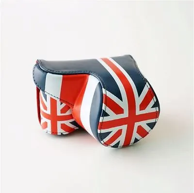 $96.75 • Buy Union Jack Camera Case Cover Pouch Bag + Neck Strap For Sony A5000 A5100 A6000