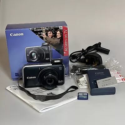 Canon PowerShot SX210 IS 14.1MP Digital Camera - Black • £69.99