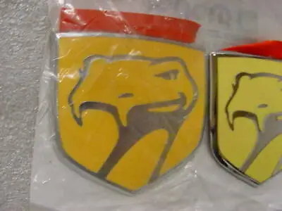 Dodge Viper 1996-02 NOS Large Yellow Cab Color Bumper Emblem • $17.50