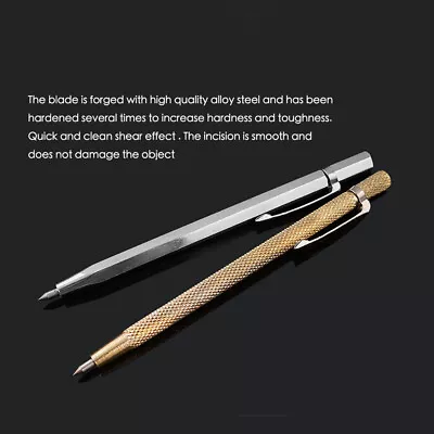2 X Diamond Metal Marking Engraving Pen Tungsten Carbide Tip Scriber Hand Tools • $9.99