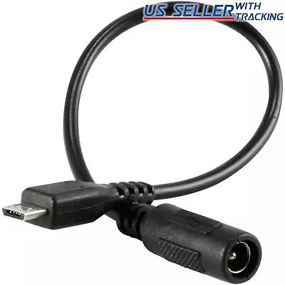 DC Barrel Jack To Micro-USB B Male Connector Adapter 5V Power Cable 5.5mm/2.1mm • $4.19