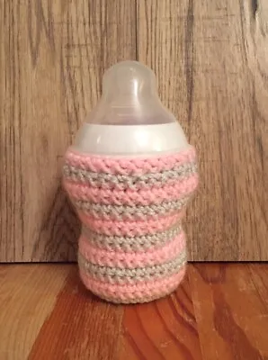 Handmade Crochet Baby Bottle Cover - Tommee Tippee - Large 260ml/9 Fl Oz Size • £2.50