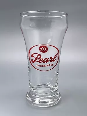 Pearl Beer Sham Glass / Vtg Tavern Barware Advertising / Man Cave Home Bar Decor • $5.99