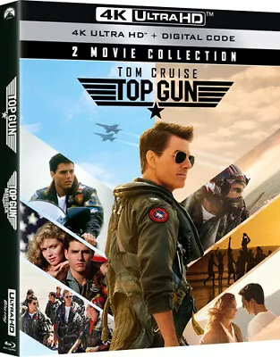 Top Gun: 2-Movie Collection (Top Gun / Top Gun: Maverick) [New 4K UHD Blu-ray] • $27.16