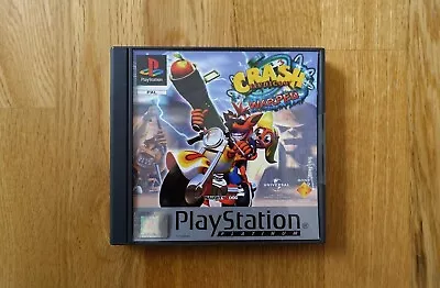 Ps1 PlayStation 1 Crash Bandicoot 3 Warped Platinum • £24