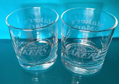 Set Of TWO (2) NEW LAKERS 🏀🏀 Makers Mark 2020 Cocktail Glasses 🥃🥃 • $8.99