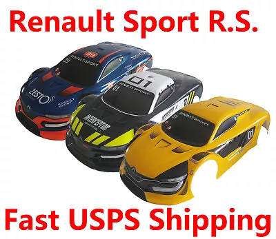 1/10 RC Painted Precut  Drift Touring Racing Renault RS Car Body Shell 195mm • $18.99