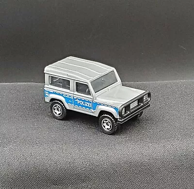 2021 Matchbox Land Rover Ninety POLIZE - Silver - Loose • $2.73