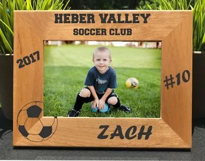 £50.36 • Buy Personalized Engraved // Soccer // Picture Frame