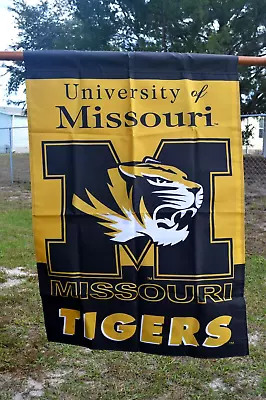 University Of Missouri MIZZOU Tigers Flag Banner Vertical 30  X 42  Double Sided • $24.95