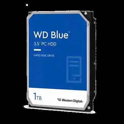 Western Digital 1TB WD Blue PC Desktop 3.5'' Internal CMR Hard Drive - WD10EARZ • $44.99