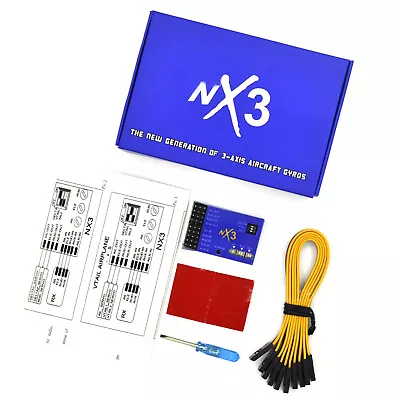 NX3 Fixed-Wing 3 Axis Gyro Flight Controller Autobalance Stabilizer For RC Plane • $20.59