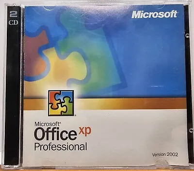 MS Microsoft Office XP Professional Retail Upgrade 2 Disk Set • $10