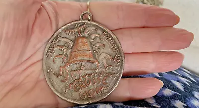 Vintage Große Glocke Big Bell Munich Germany Pendant / Ornament. Deschler Sohn • £18