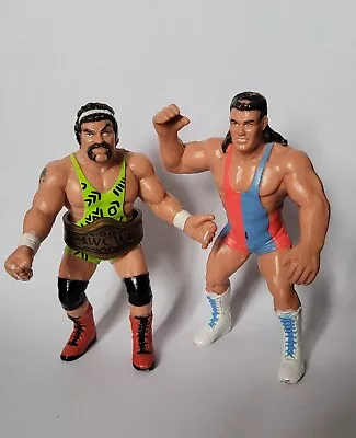 £29.99 • Buy WCW Steiner Brothers Galoob 1990 Wrestling Figures Rare UK Exclusive With 1 Belt