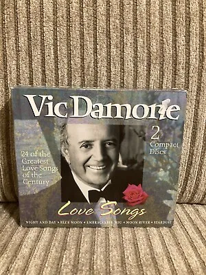 Vic Damone Love Songs CD 2 Disc Set 1999 Madacy Tested • $3.83