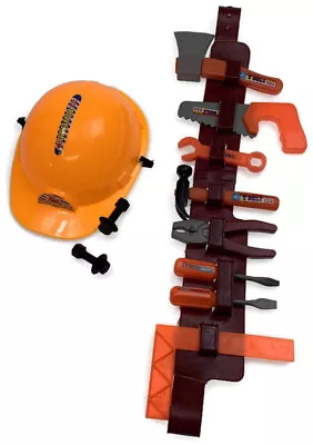 11pcs BUILDER SET Construction Helmet Costume Halloween Book Week Kids Tools • $25