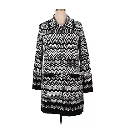 Women Missoni For Target Black Chevron Long Sweater Cardigan Jacket Size XL • $79.99