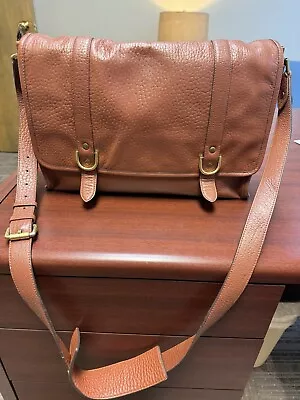 Cole Haan Leather Messenger/Laptop Carrier • $15.20