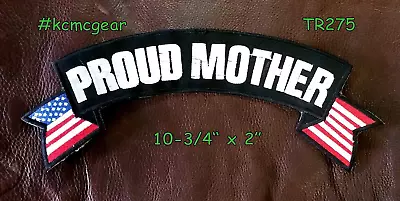 Proud Mother Top Rocker Patches For Vest Jacket • $11.86