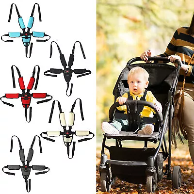 Baby 5 Point Chair Harness For Pushchair Pram High Chair Replacement Straps • £18.67