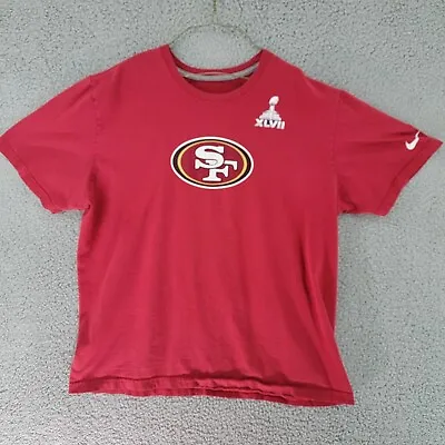 Nike San Francisco 49ers Shirt Mens XXL Red Short Sleeve Tee • $10.99