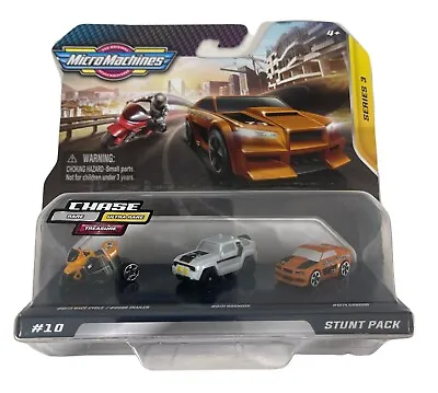 Micro Machines Stunt Pack  Series 3 #10 - Race Cycle & Trailer Hognose Condor  • $19.95