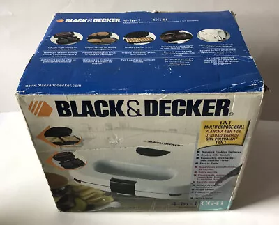 Black And Decker 4 In 1 Multi Purpose  Grill Waffle Maker/griddle/Open Grill New • $40.20