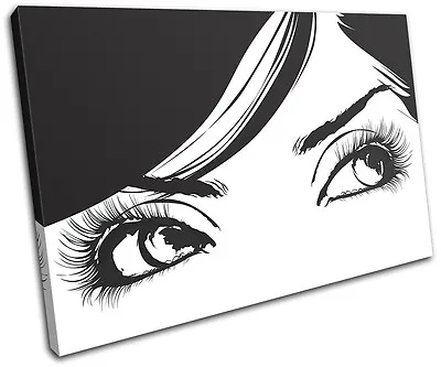 Eye Vector Pop Art Abstract SINGLE CANVAS WALL ART Picture Print VA • $74.99