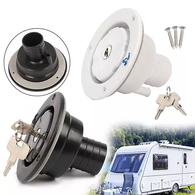 Fresh Water Lock Inlet Hatch Filler Cap Tank For Caravan Motorhome RV Camper AU • $27.07