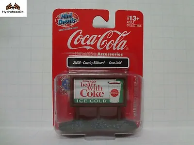 Mini Metals Mini Details #21000 Country Billboard - Coca Cola 1:160/N Scale 19M • $11.99