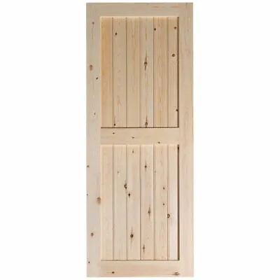 £137.59 • Buy Pine Framed, Ledged And Braced Door By Heritage - Bead & Butt