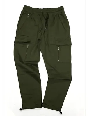 Cookies Sonoma CottonTwill Drawstrings CargoPants (Olive) 32 • $8.48