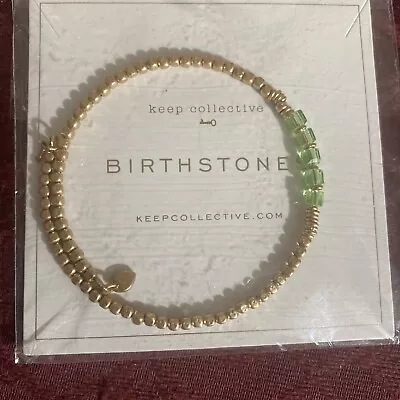 Keep Collective Rose Gold Birthstone Bracelet August Birthstone • $17.99