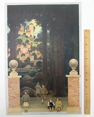 THE SUGAR-PLUM TREE Maxfield Parrish Print - 1905 ORIGINAL • $195