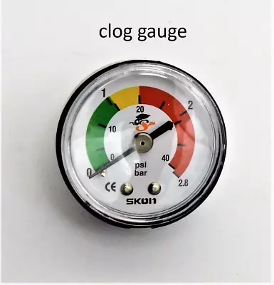 $34.47 • Buy Suction Vacuum Gauge To Fit Filter Heads Clog Gauge 1/8  Bspt Hydraulic Oil.