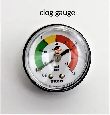 Suction Vacuum Gauge To Fit Filter Heads Clog Gauge 1/8  Bspt Hydraulic Oil. • $33.26