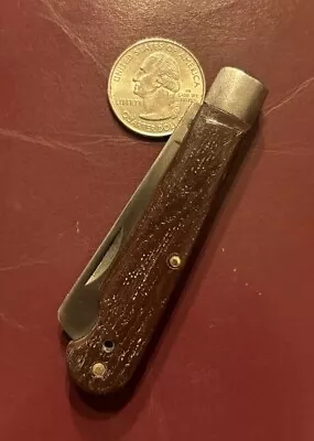 Vintage Klein Tools Knife Made In Chicago USA Easy Open Rope Sheepsfoot Blade • $8