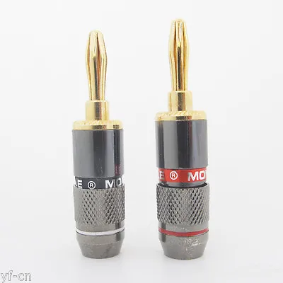 16 Pairs Monster Gold Plated Speaker Cable Wire 4mm Banana Plug Audio Connector • $55.19
