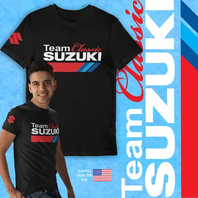 Team Classic Suzuki Short-Sleeve Unisex T-Shirt • $23.99