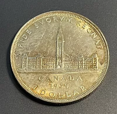 Canada 1939 Dollar Silver Coin #2 • $9.95