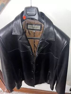 Marc New York Andrew Mark Leather Jacket Size XL 100% Genuine Leather • $55