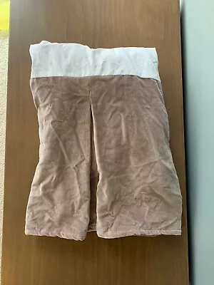 Restoration Hardware RH Baby & Child Crib Skirt Velvet Vintage Violet Girl  • $30