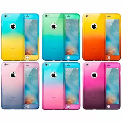 Slim Shockproof Tough Case Cover + Tempered Glass For Apple IPhone 6 6s 7 Plus • $8.95