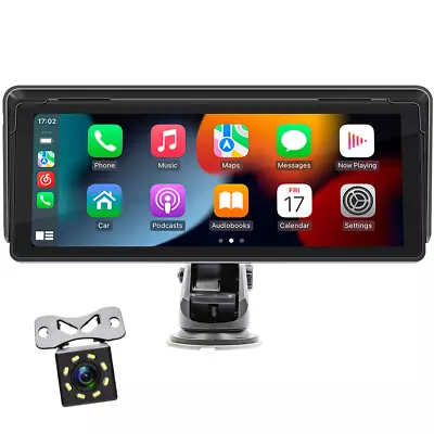 Car MP5 Player Bluetooth Radio 8LED Rear Camera FM Wireless Carplay Android Auto • $102.50