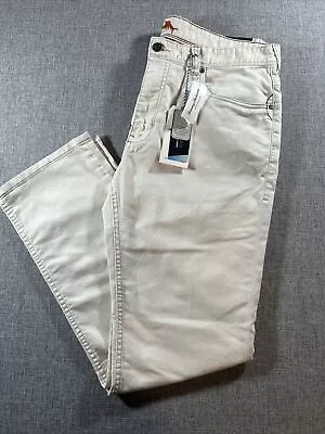 NWT Tommy Bahama Denim Mens 38x32 Baja Coast Vintage Bleached Sand Jeans Pants • $55.99