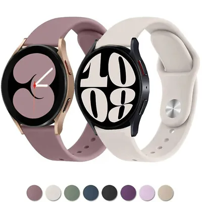 20mm/22mm Band For Samsung Galaxy Watch 6/5 Pro/4/classic3/Gear S3 Silicone Band • $16.87