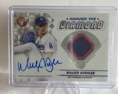 2023 Topps Pristine - WALKER BUEHLER Around The Diamond Auto WORN Relic Dodgers • $39.99