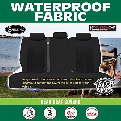 For Toyota Camry ASV50 2011-2017 Waterproof Fabric REAR Seat Cover Car Custom • $169